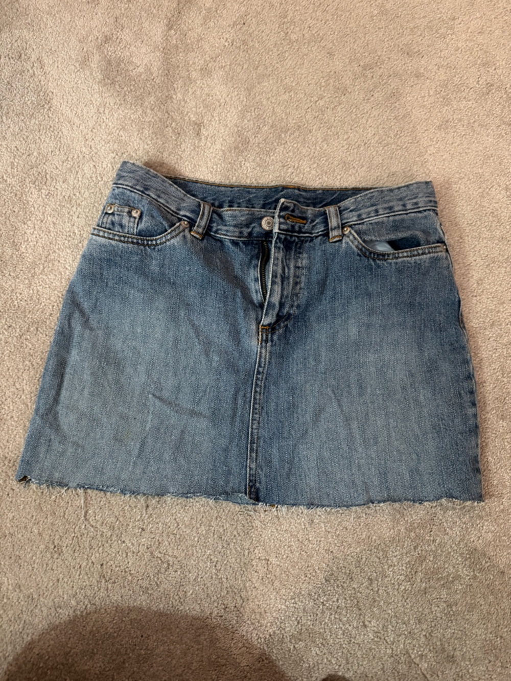 Old Navy Medium Blue Denim Mini Skirt